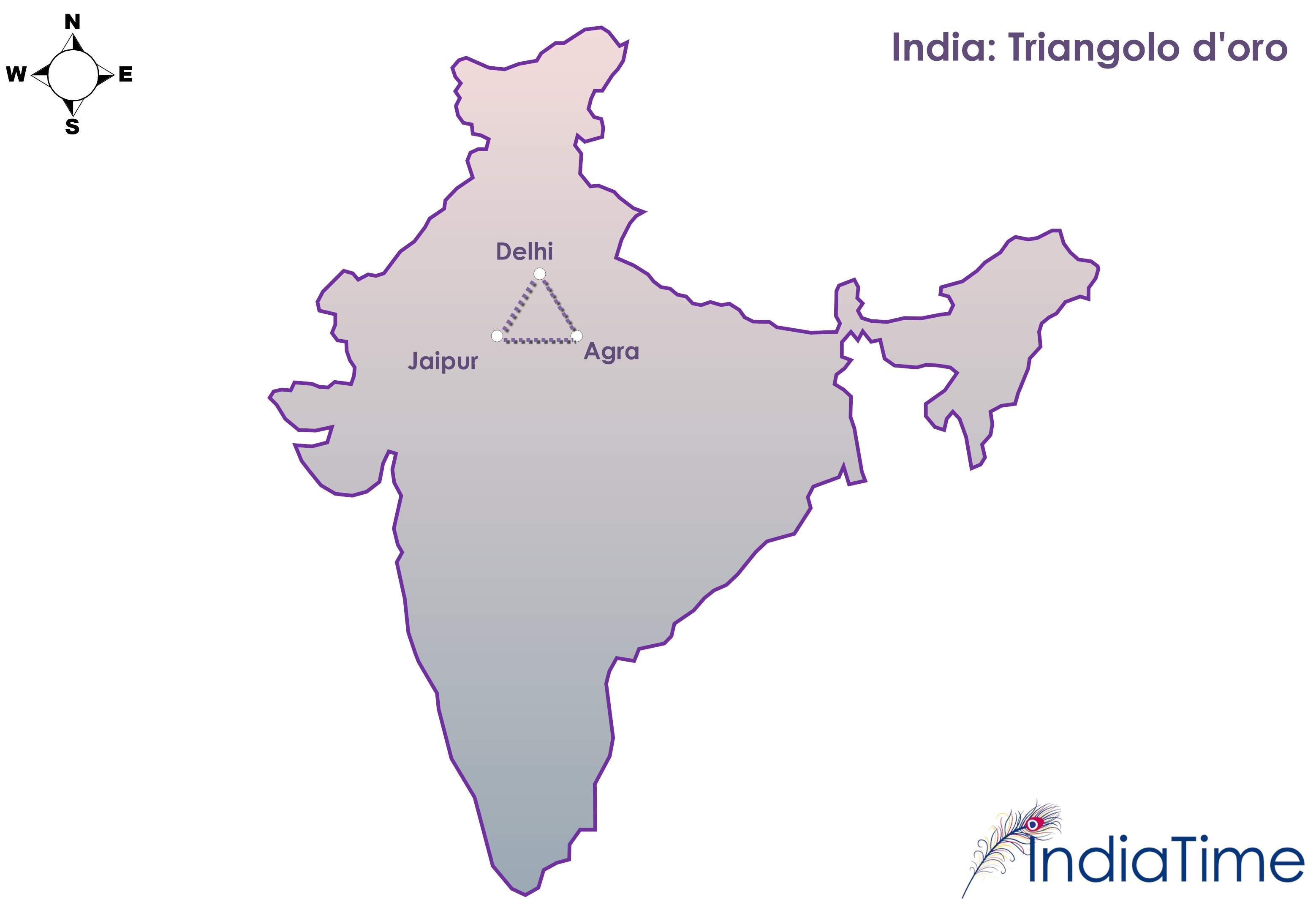 india triangolo d'oro 