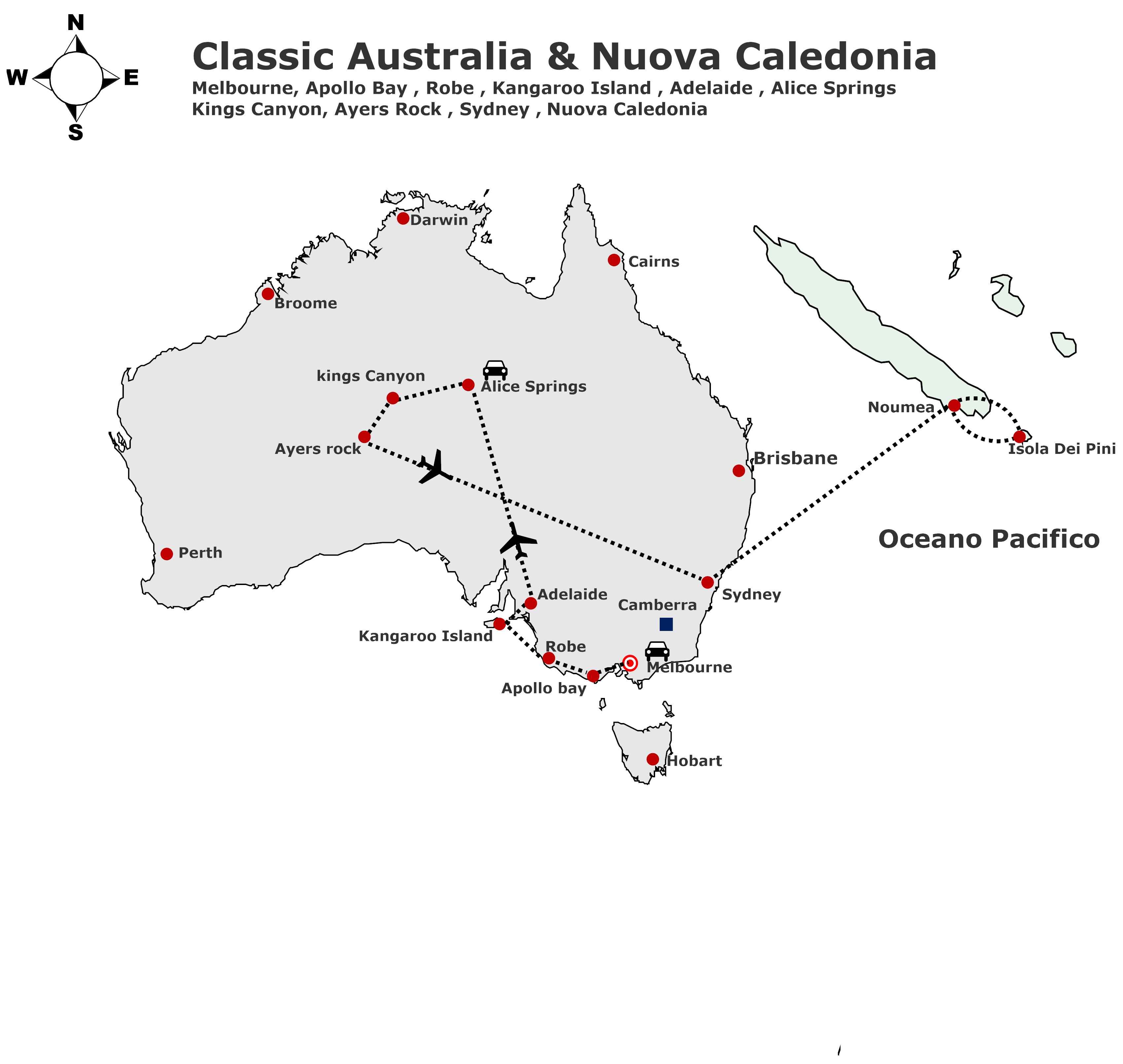 australia e nuova caledonia 