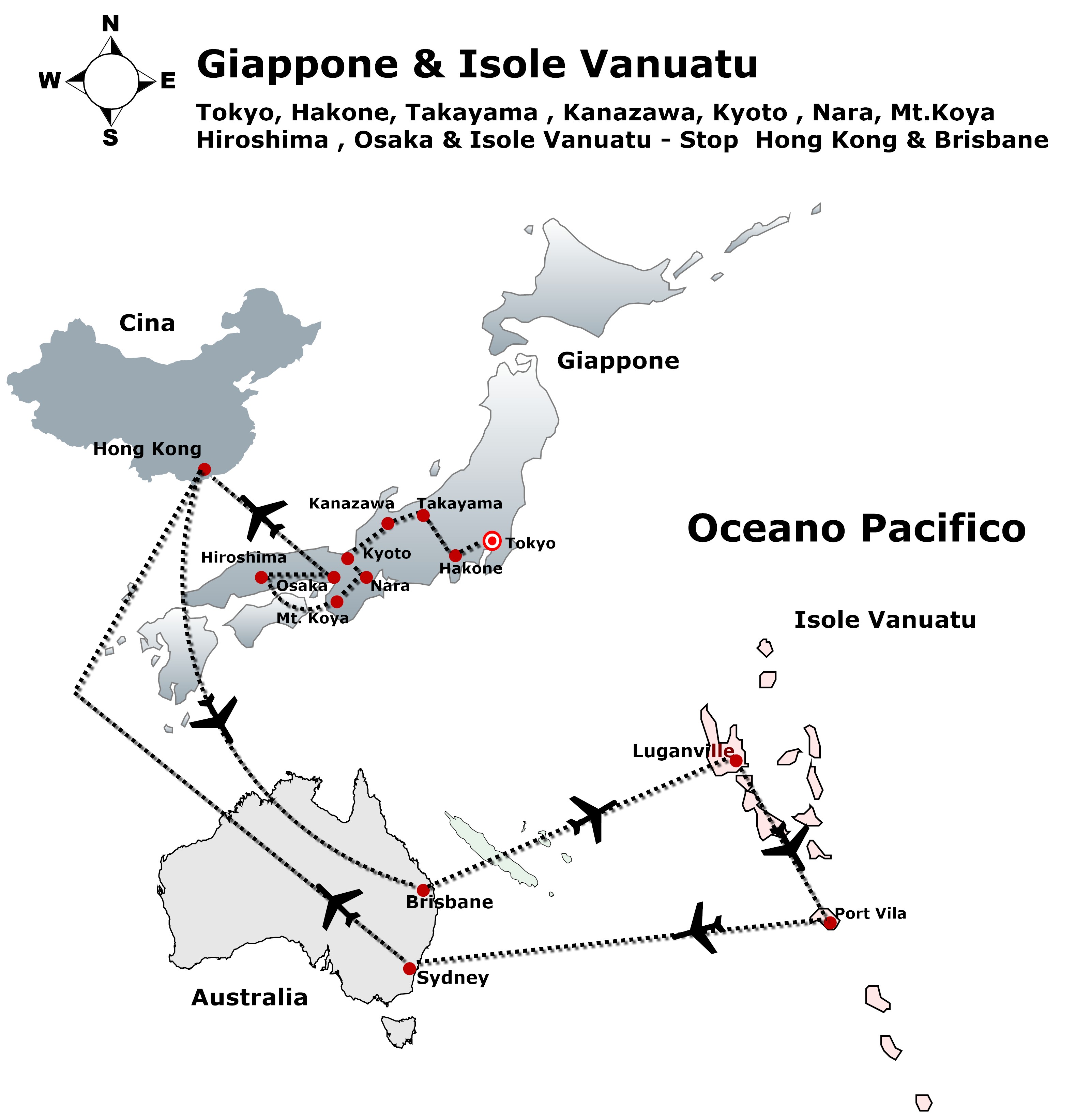 giappone e vanuatu