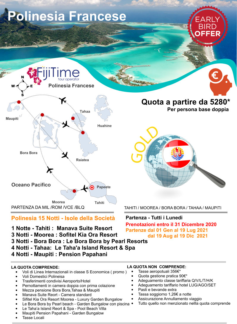 Polinesia Francese isole società promozione