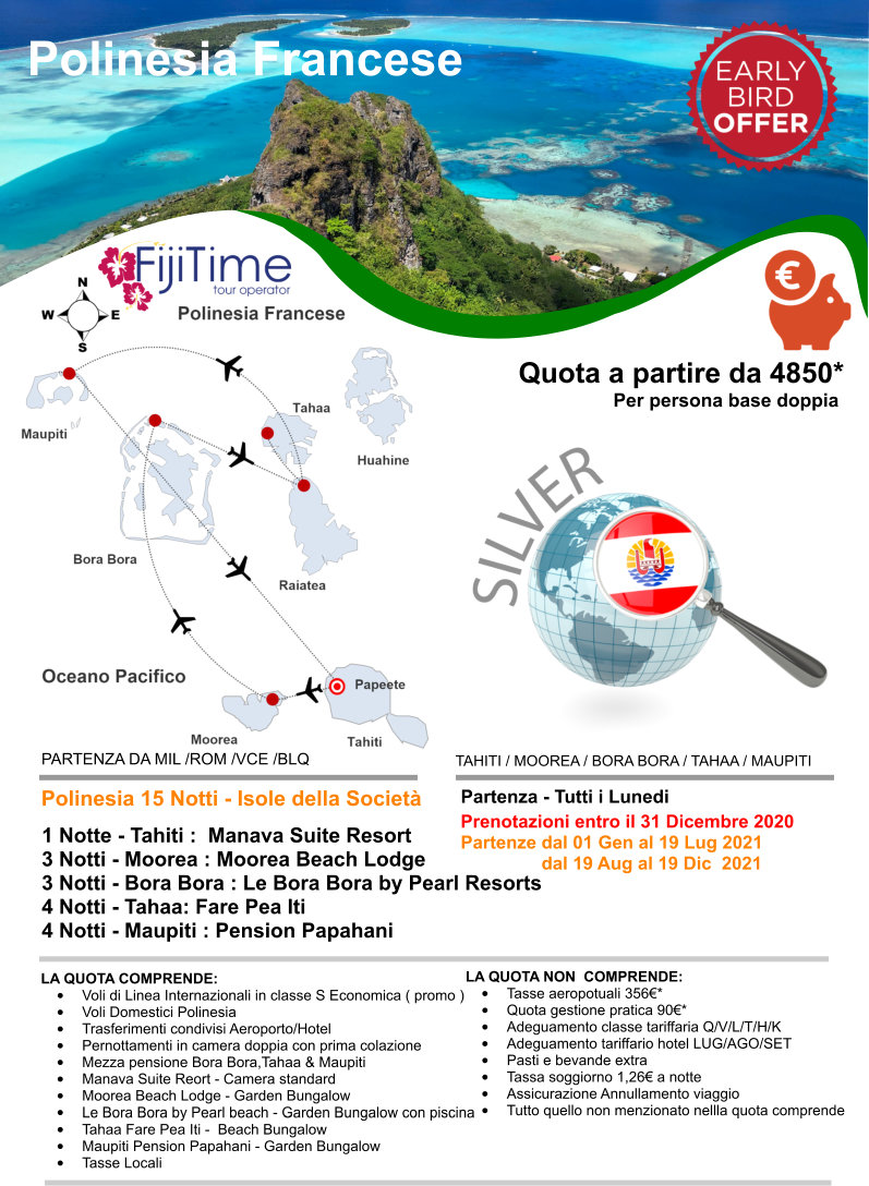 Polinesia Francese isole società promozione