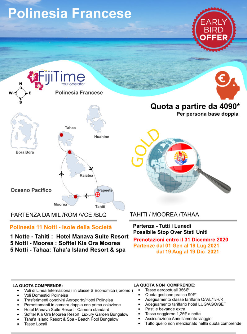 Polinesia Francese isole società tuamotu promozione