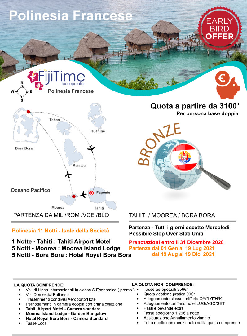 Polinesia Francese isole società tuamotu promozione