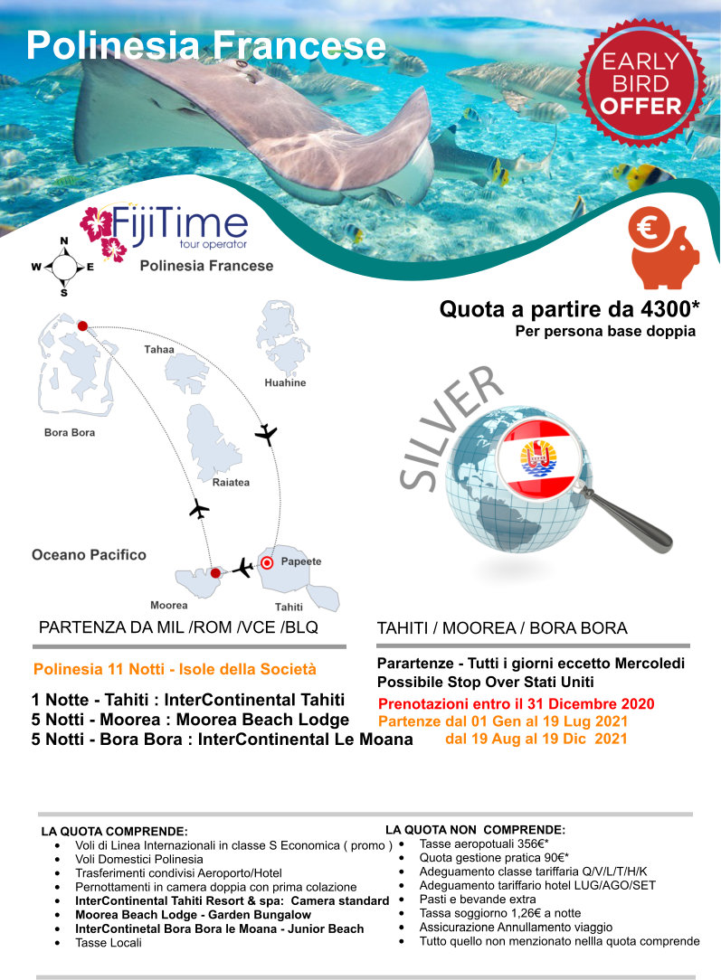 Polinesia Francese isole società tuamotu promozione